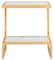 Kennedy Accent Table in Gold &#x26; White